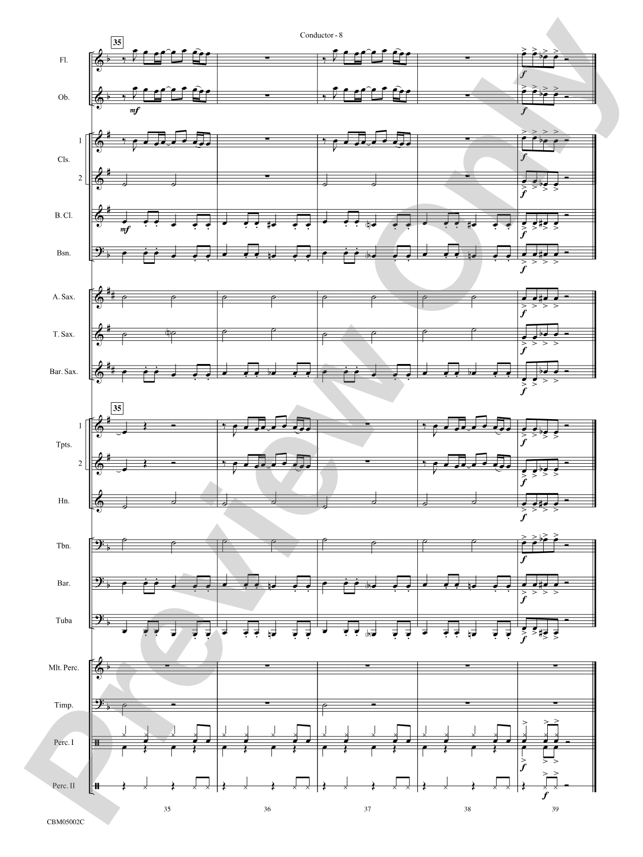 Boulevard of Broken Dreams: Concert Band Conductor Score & Parts