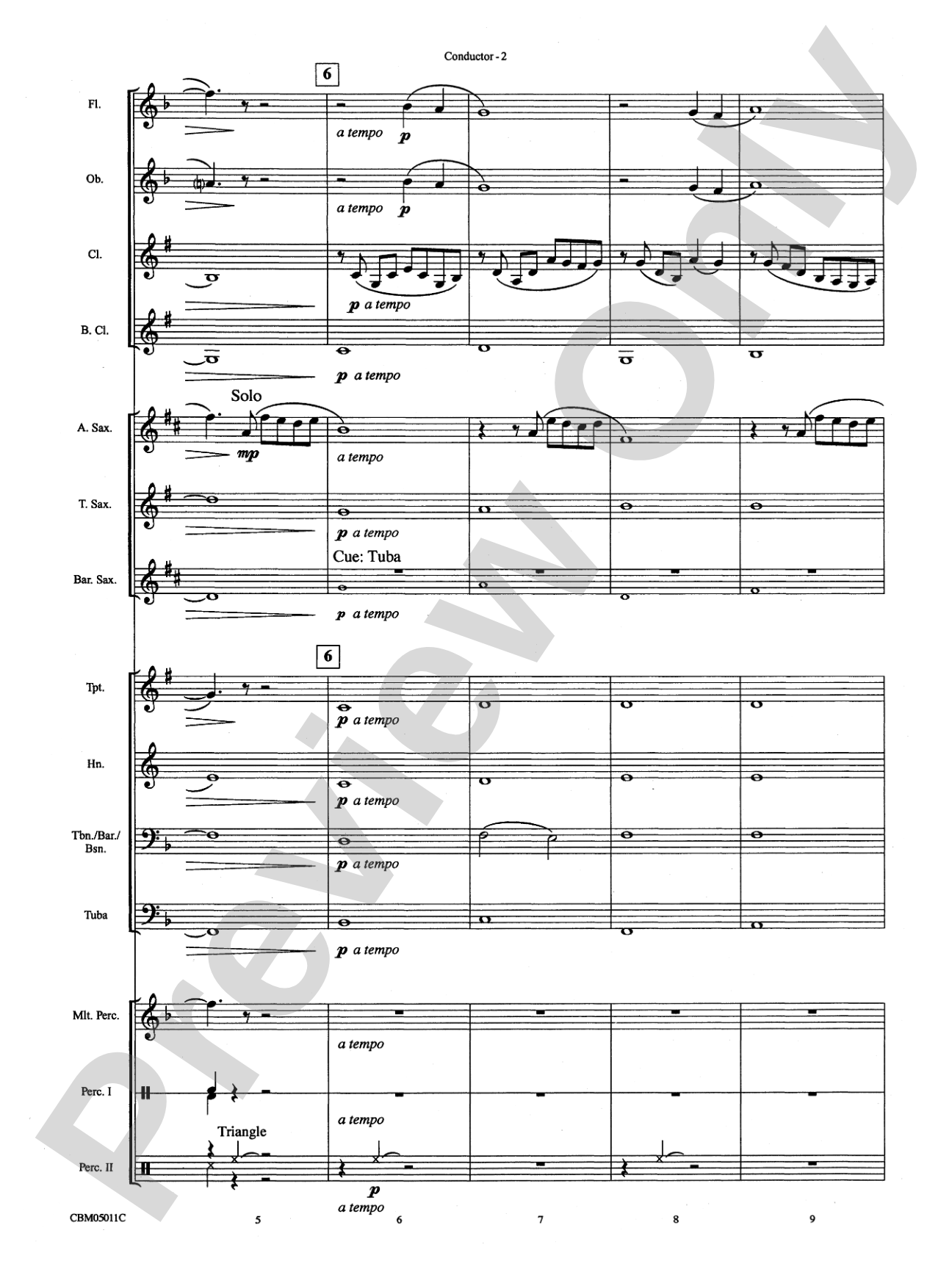The Prayer: Concert Band Conductor Score & Parts