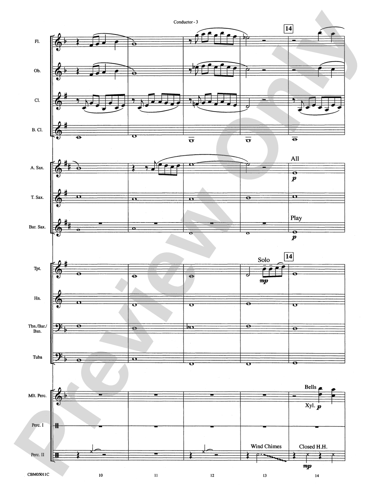 The Prayer: Concert Band Conductor Score & Parts