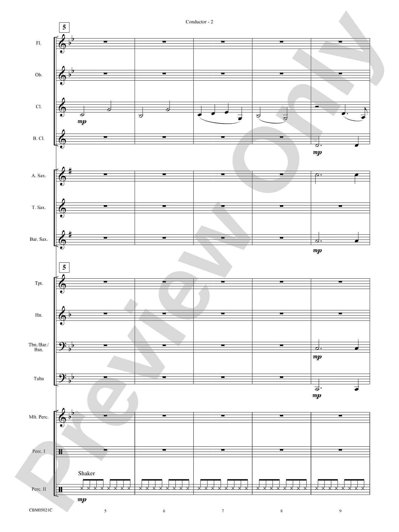 Believe (from The Polar Express): Concert Band Conductor Score & Parts