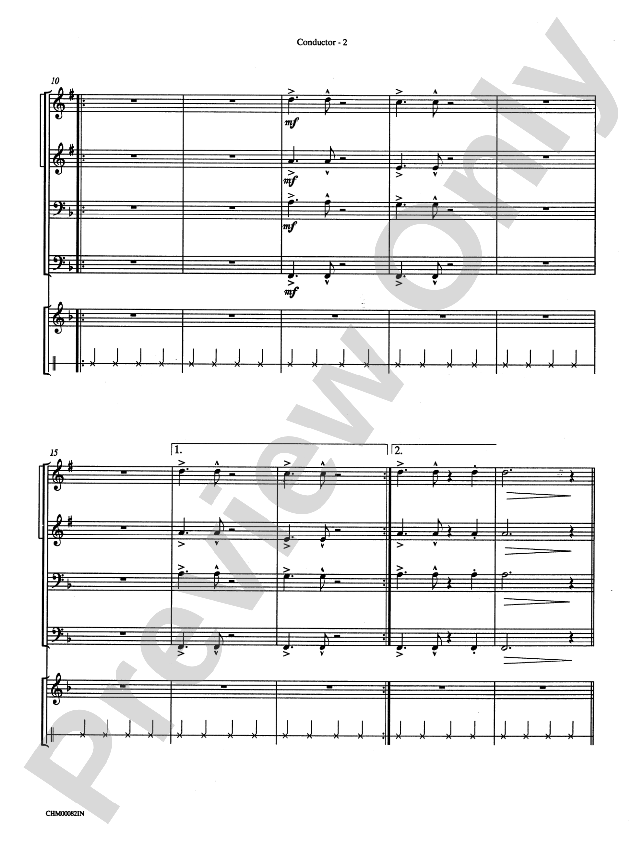 Sleigh Ride: Choral Instrumental Parts