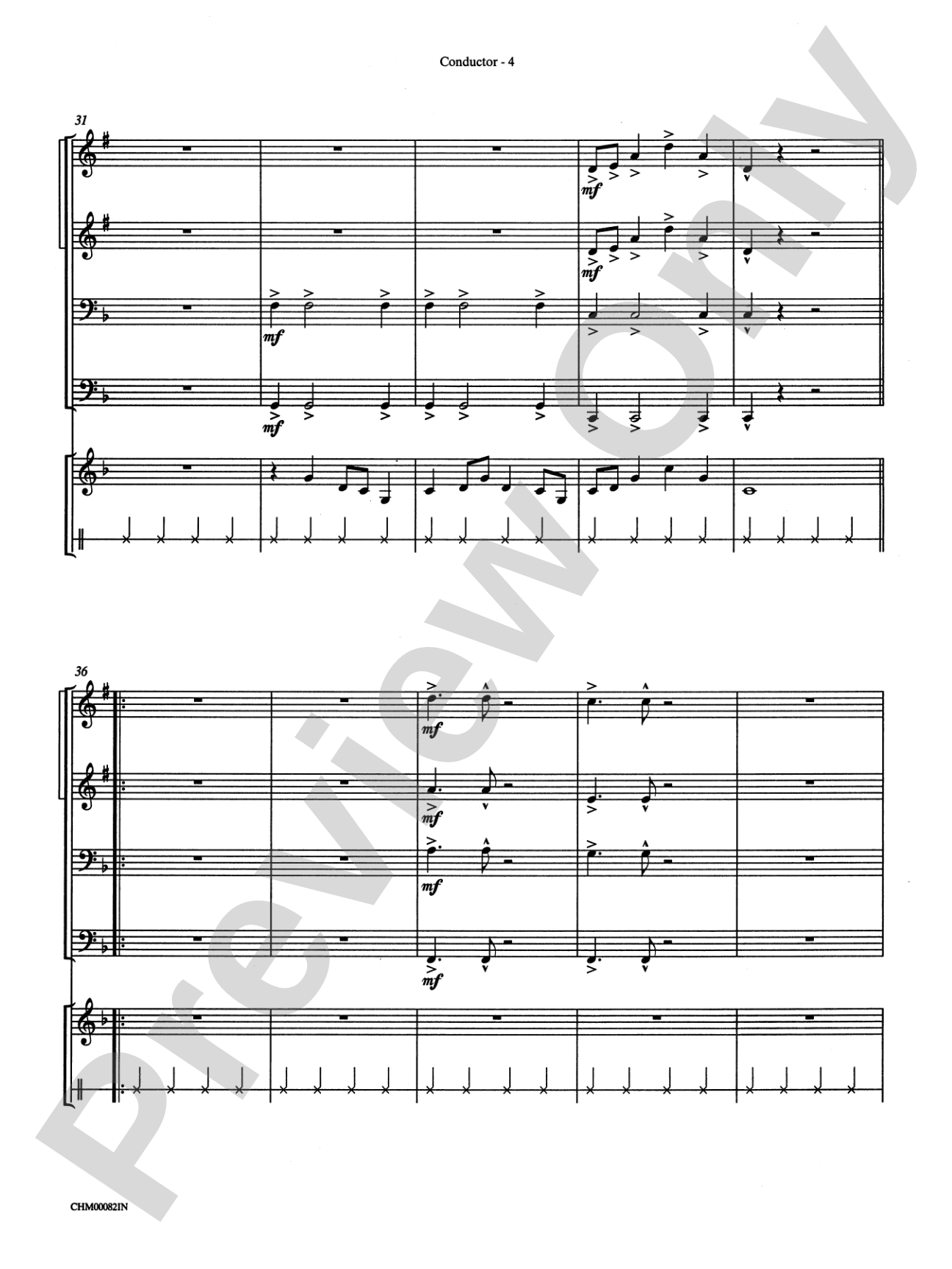 Sleigh Ride: Choral Instrumental Parts