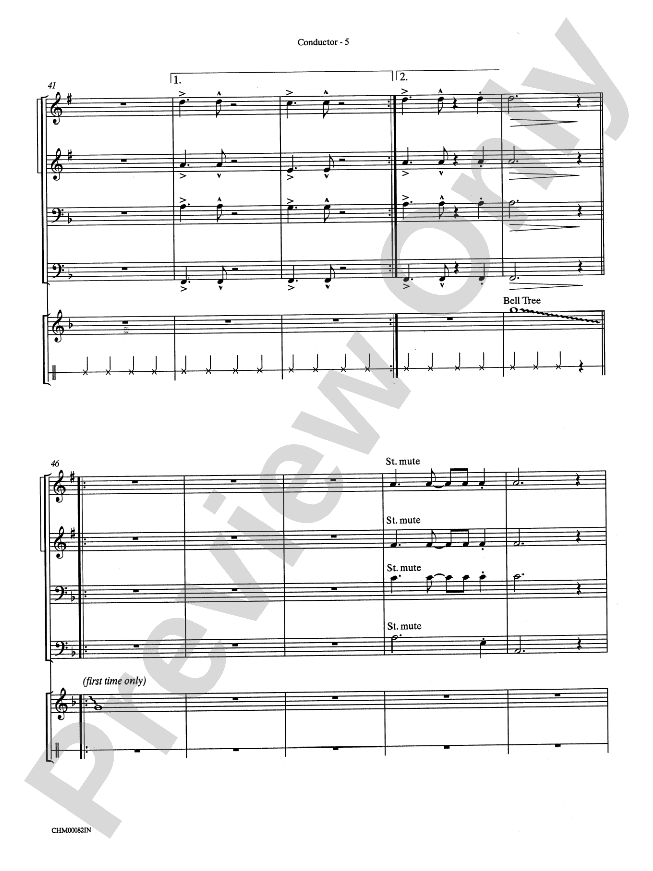 Sleigh Ride: Choral Instrumental Parts