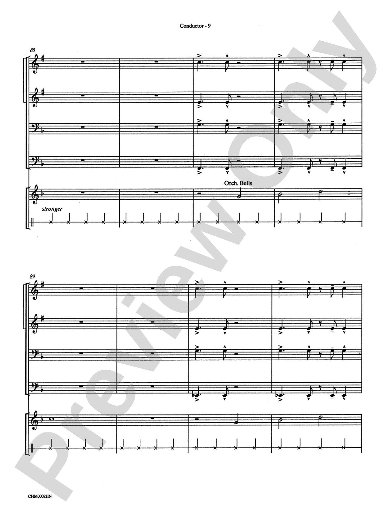 Sleigh Ride: Choral Instrumental Parts