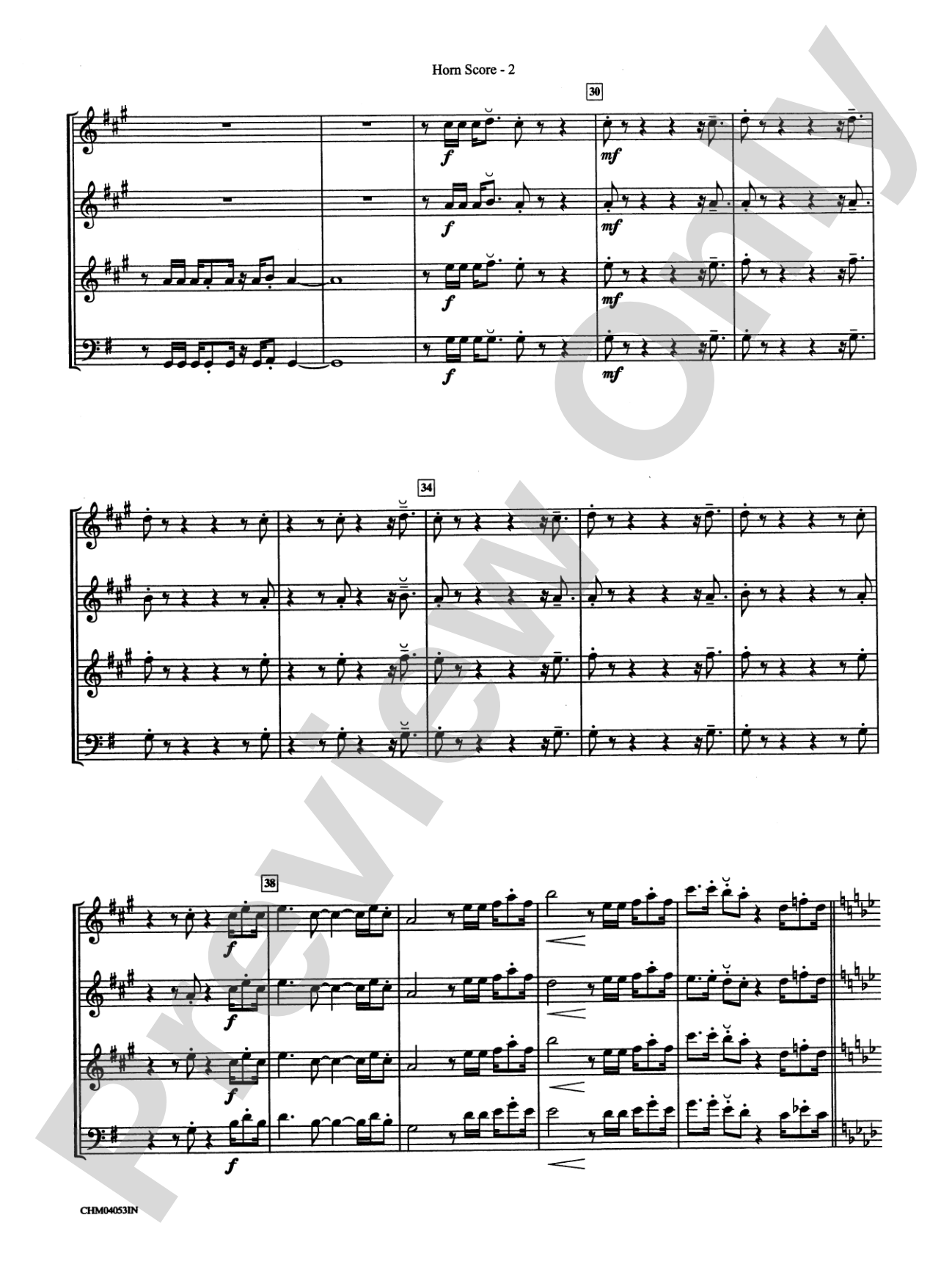 (Your Love Has Lifted Me) Higher and Higher: Choral Instrumental Parts