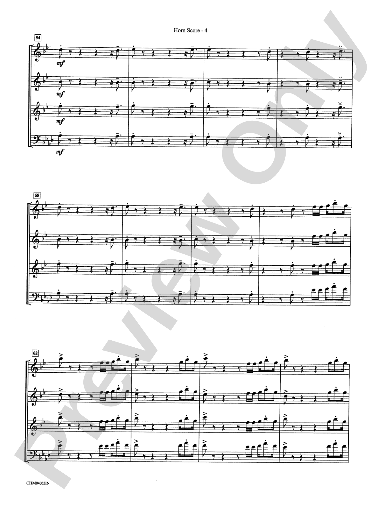 (Your Love Has Lifted Me) Higher and Higher: Choral Instrumental Parts