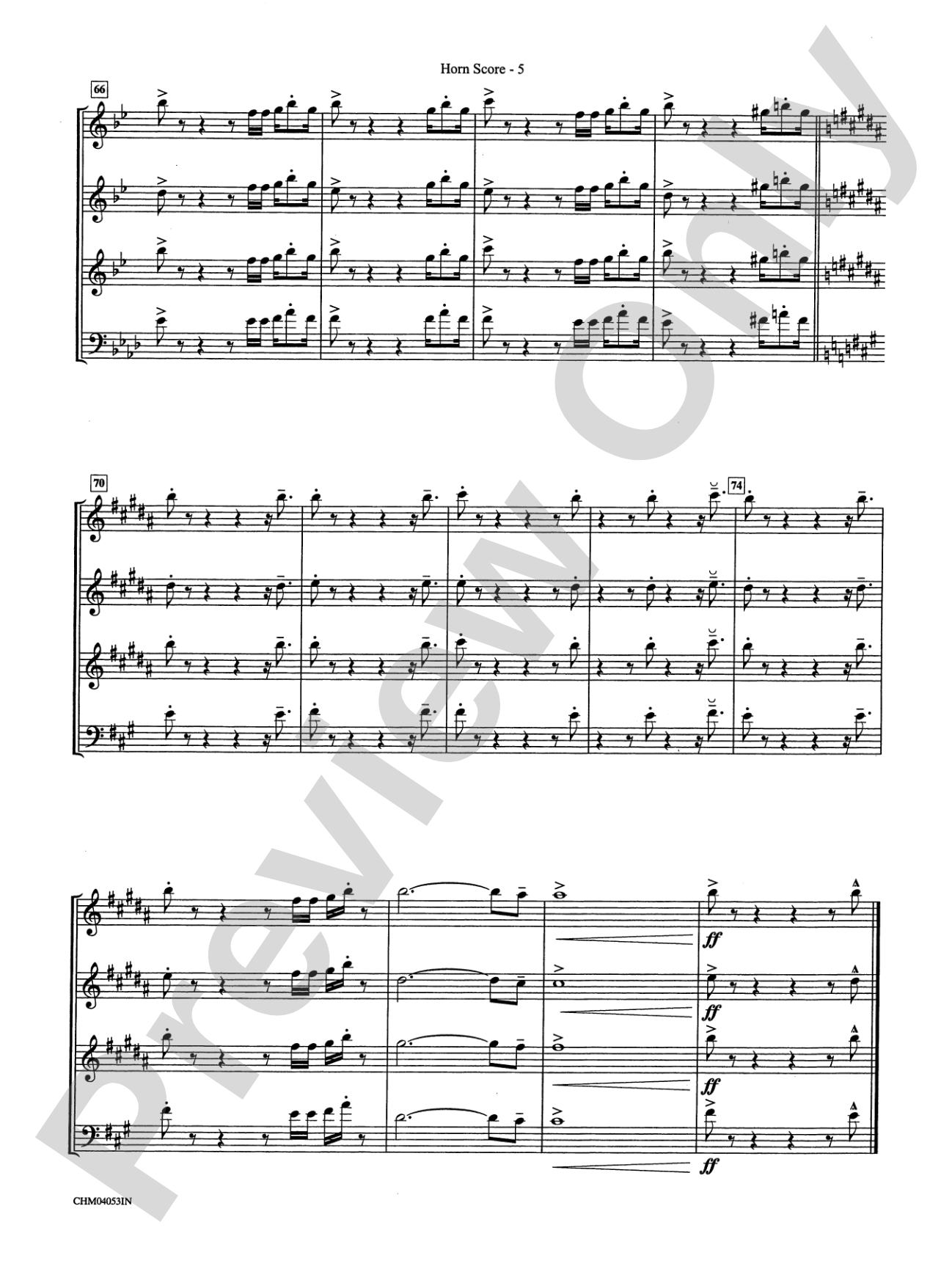 (Your Love Has Lifted Me) Higher and Higher: Choral Instrumental Parts