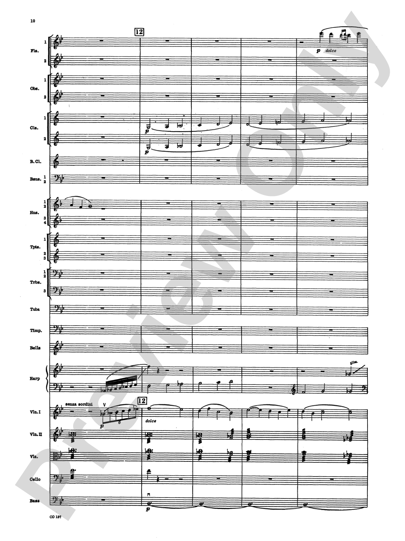 Berceuse and Finale (from the Firebird Suite): Full Orchestra Conductor Score & Parts