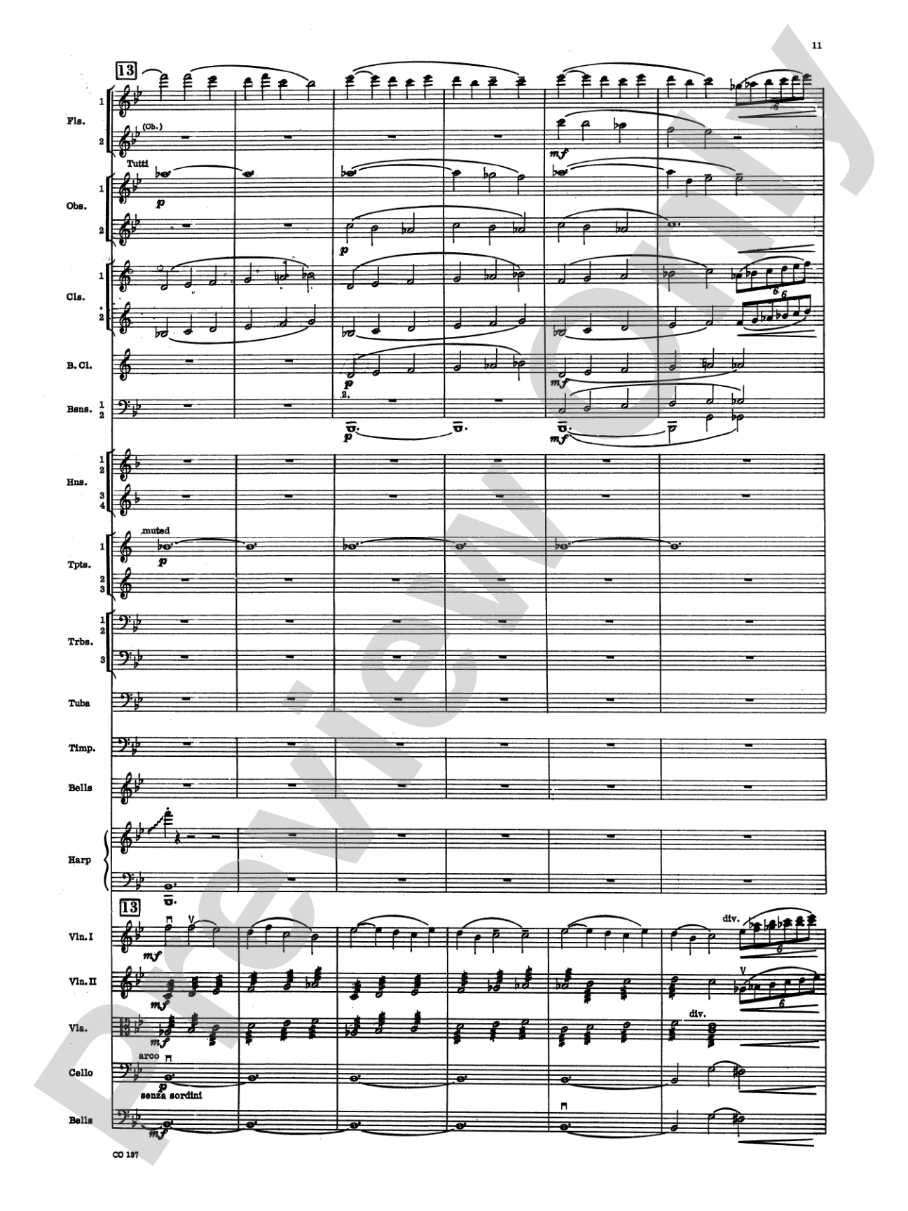 Berceuse and Finale (from the Firebird Suite): Full Orchestra Conductor Score & Parts