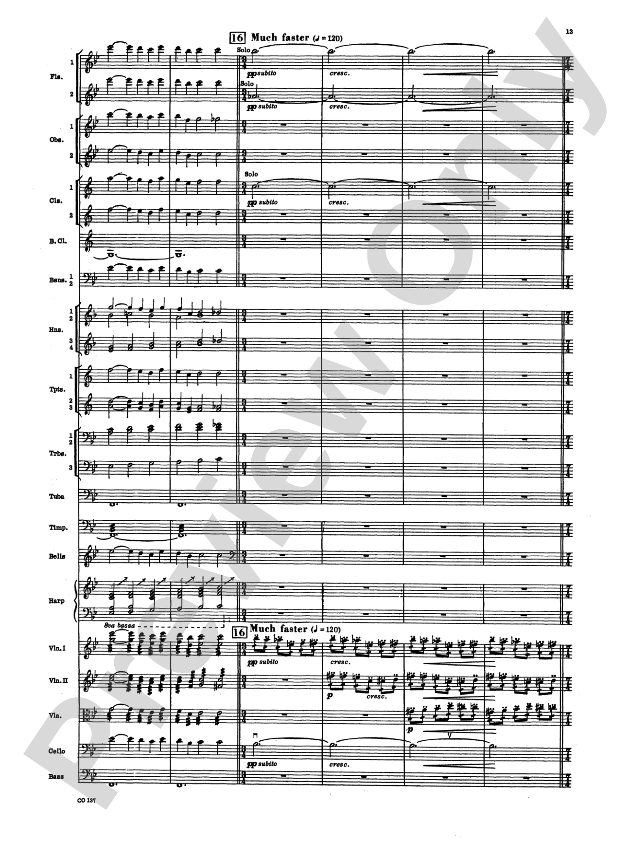 Berceuse and Finale (from the Firebird Suite): Full Orchestra Conductor Score & Parts
