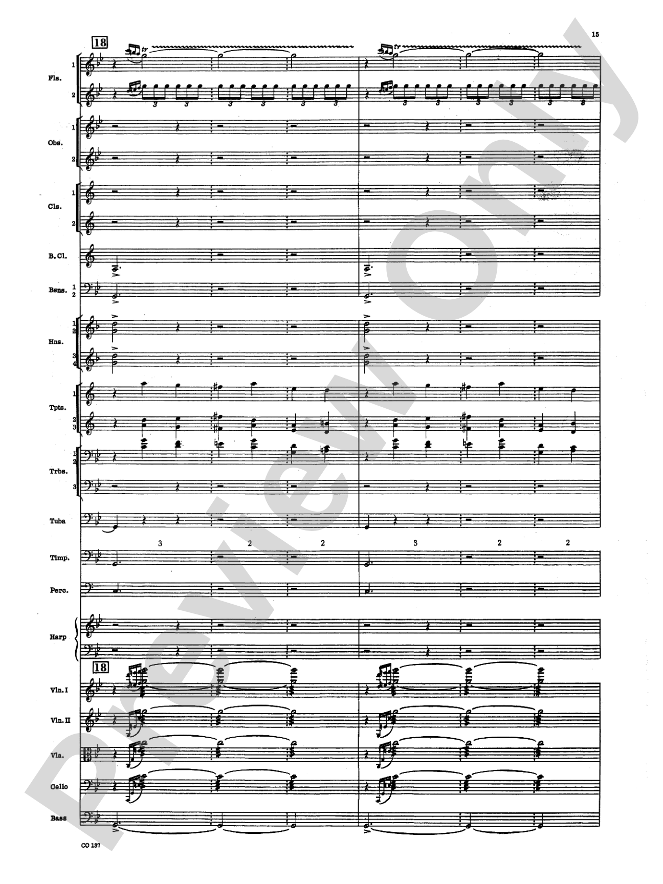 Berceuse and Finale (from the Firebird Suite): Full Orchestra Conductor Score & Parts