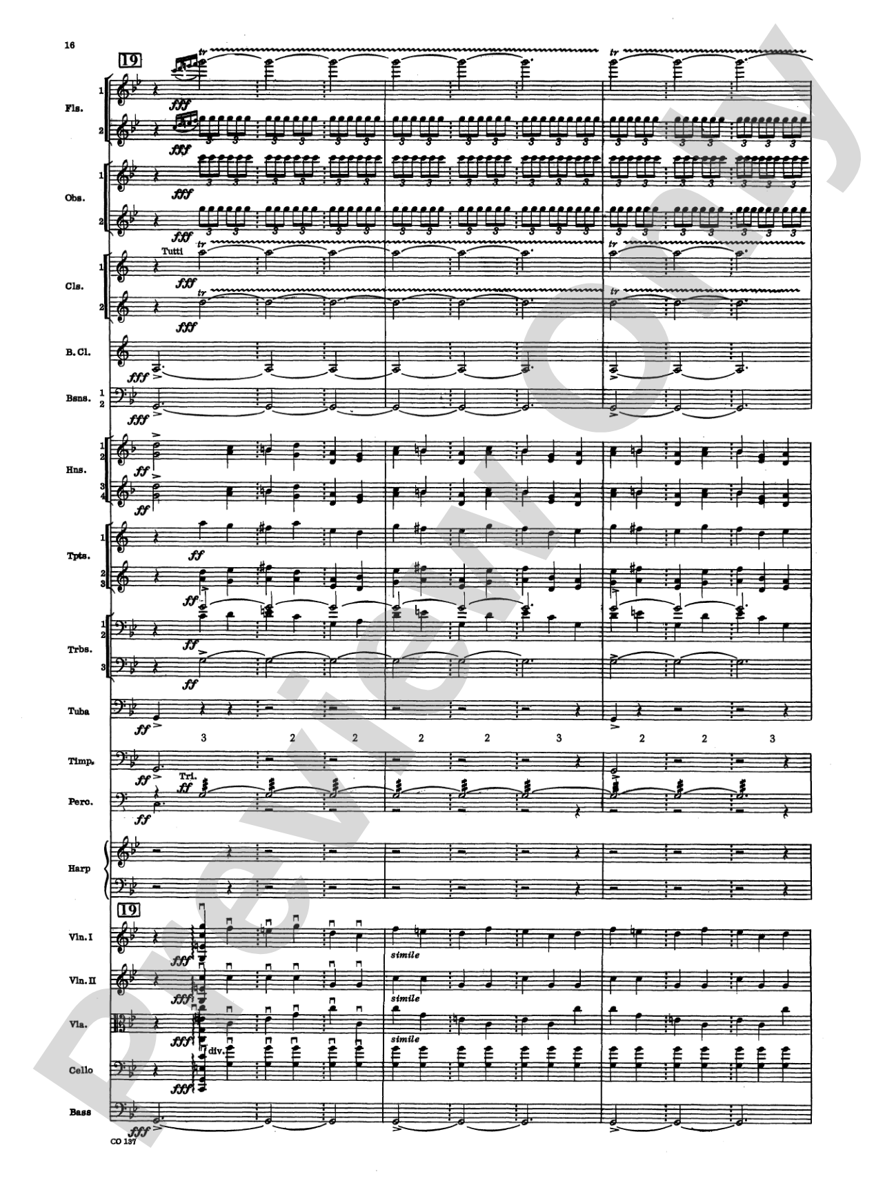 Berceuse and Finale (from the Firebird Suite): Full Orchestra Conductor Score & Parts