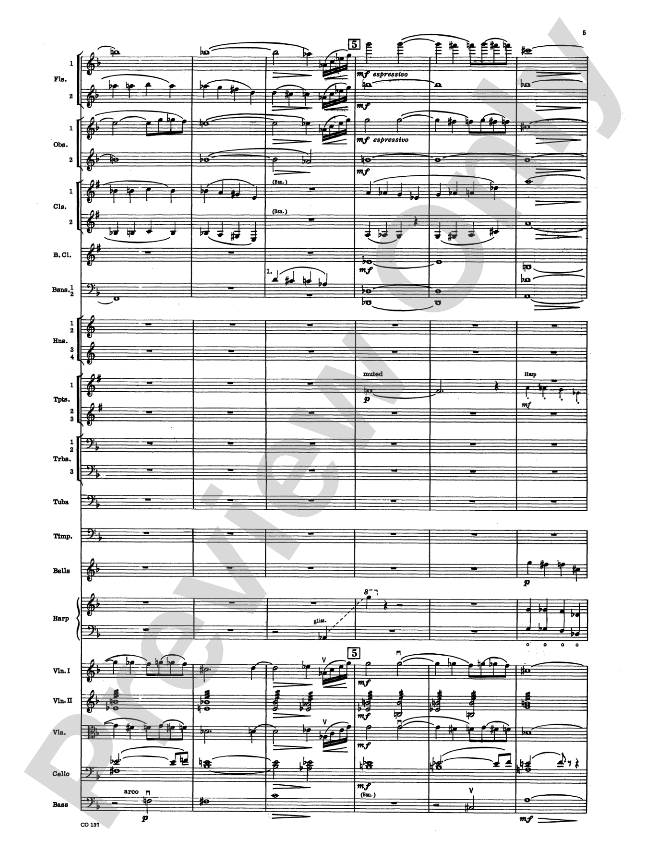 Berceuse and Finale (from the Firebird Suite): Full Orchestra Conductor Score & Parts
