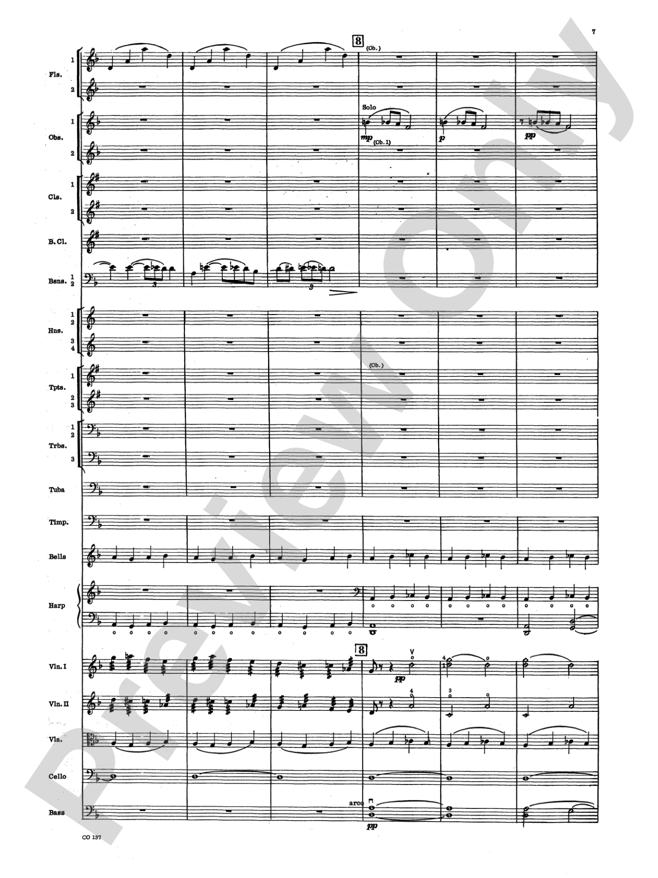 Berceuse and Finale (from the Firebird Suite): Full Orchestra Conductor Score & Parts