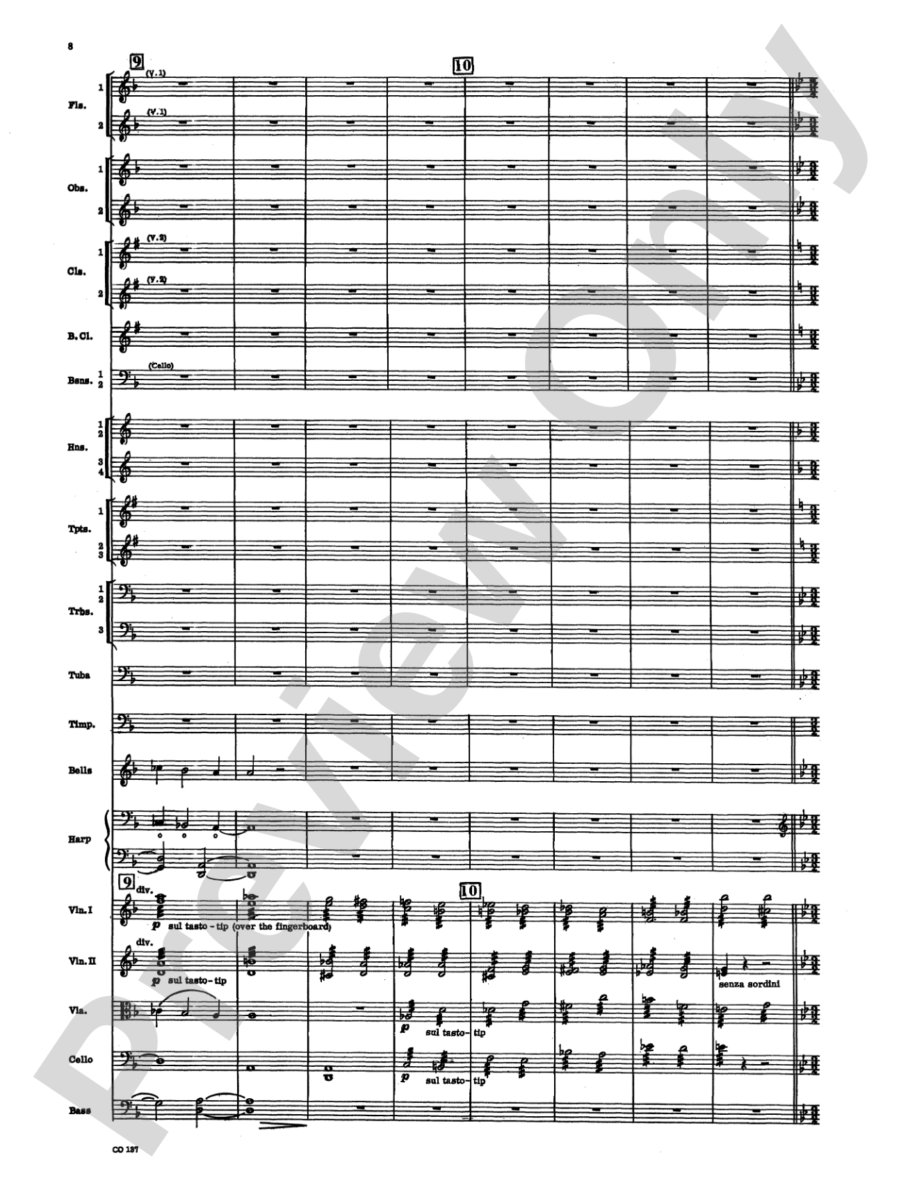 Berceuse and Finale (from the Firebird Suite): Full Orchestra Conductor Score & Parts