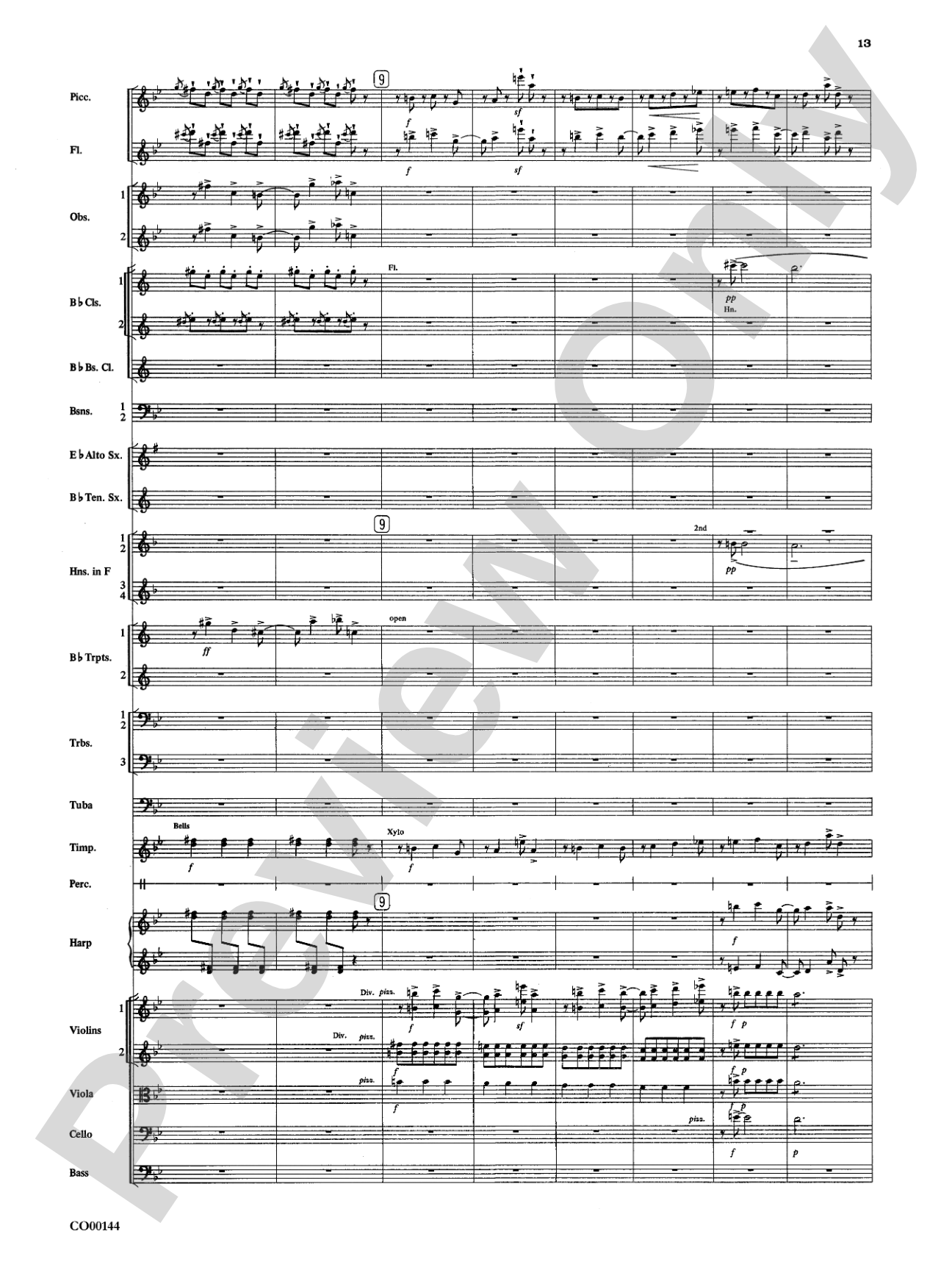Danse Infernale: Full Orchestra Conductor Score & Parts