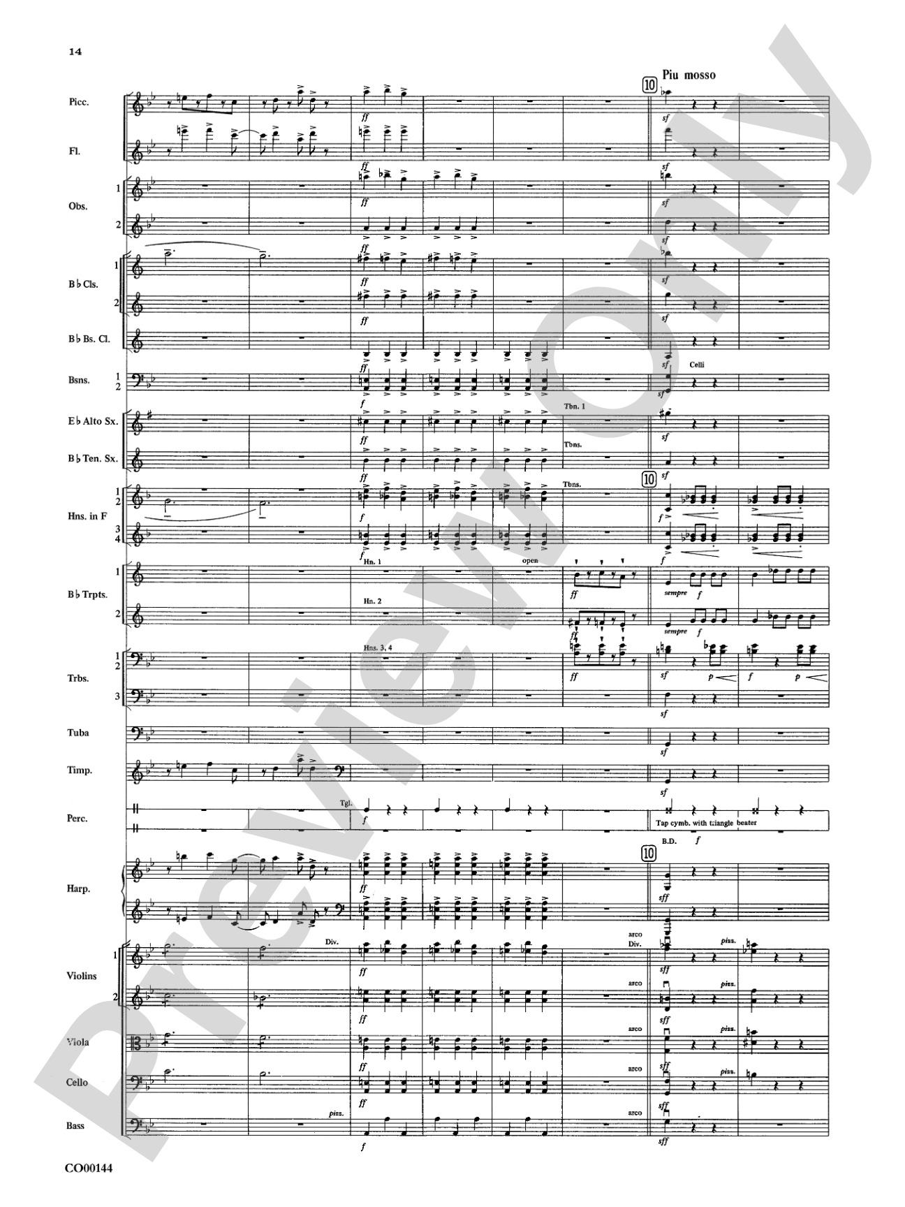 Danse Infernale: Full Orchestra Conductor Score & Parts