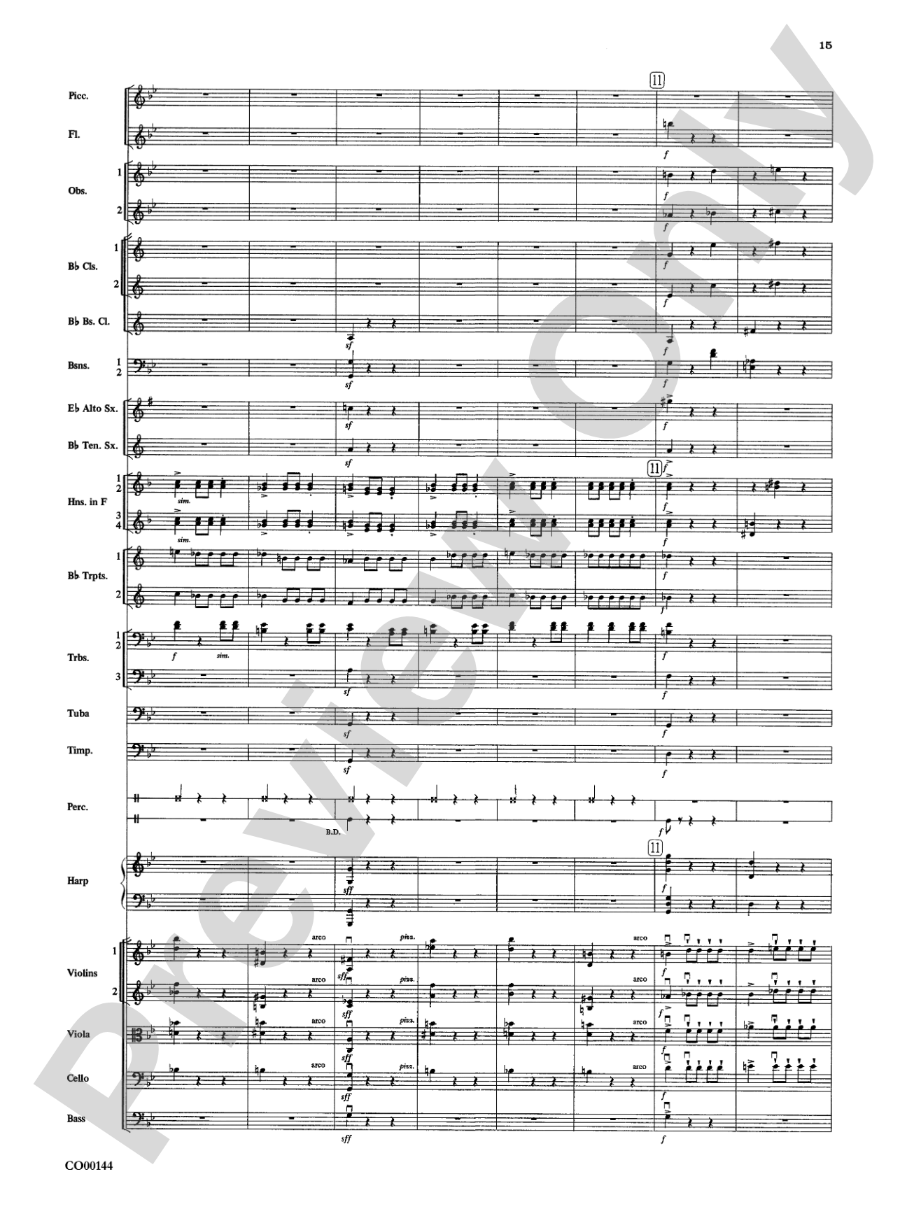 Danse Infernale: Full Orchestra Conductor Score & Parts