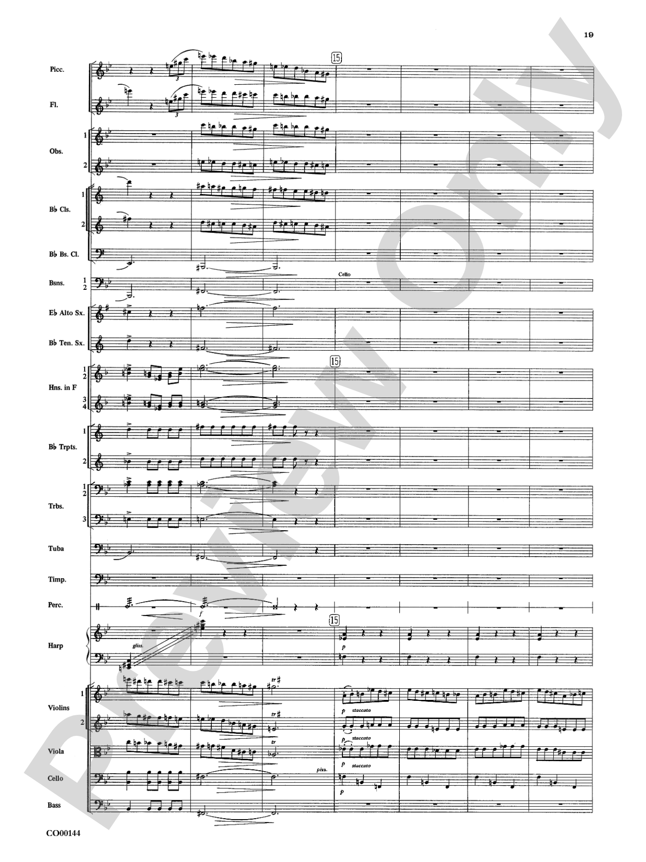 Danse Infernale: Full Orchestra Conductor Score & Parts