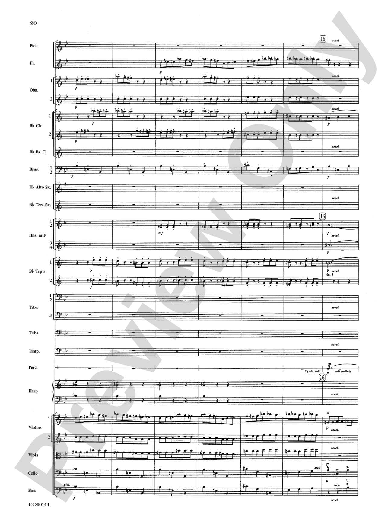 Danse Infernale: Full Orchestra Conductor Score & Parts