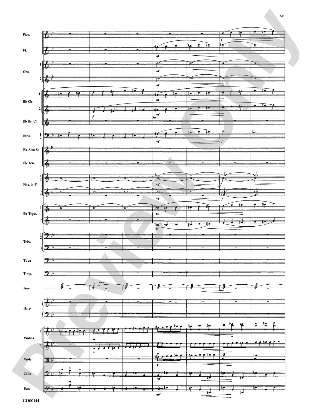 Danse Infernale: Full Orchestra Conductor Score & Parts