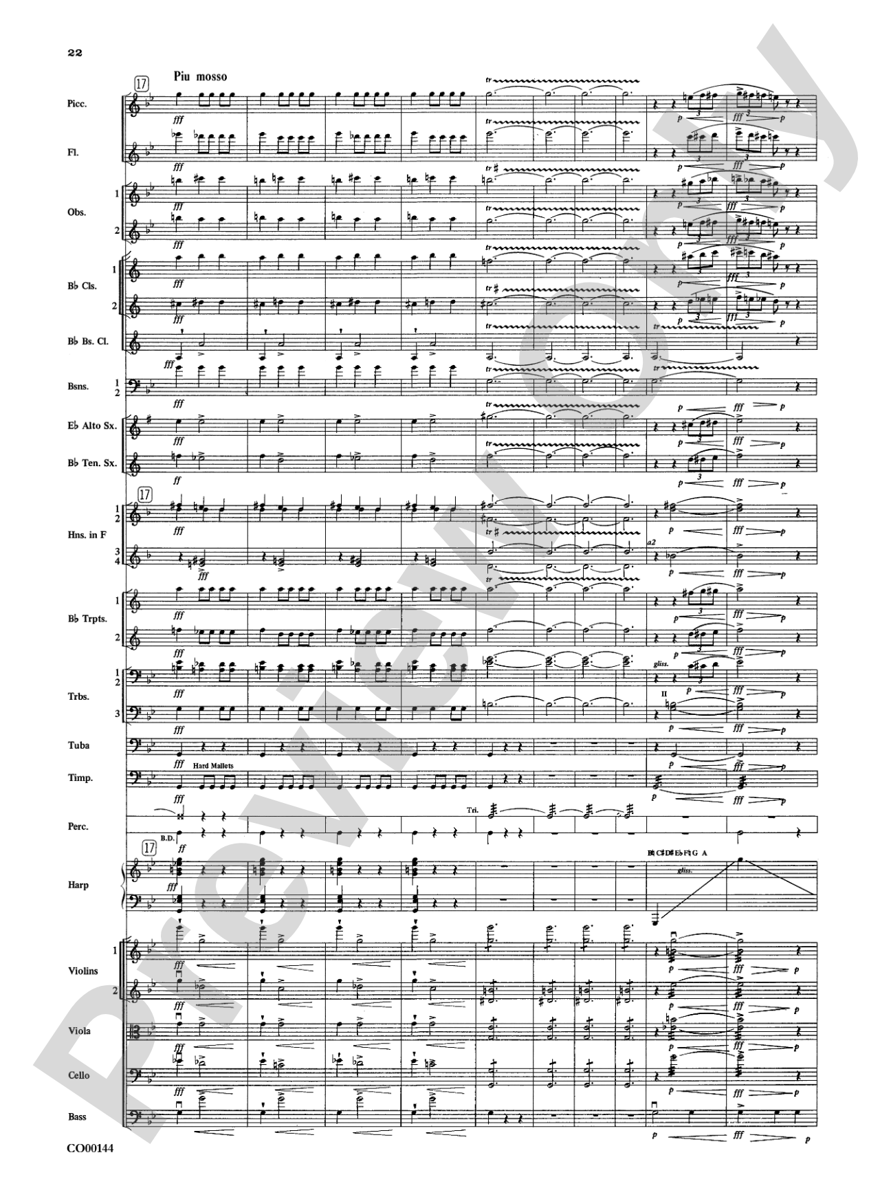 Danse Infernale: Full Orchestra Conductor Score & Parts