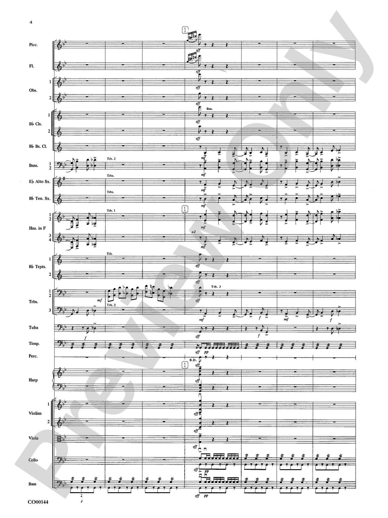 Danse Infernale: Full Orchestra Conductor Score & Parts