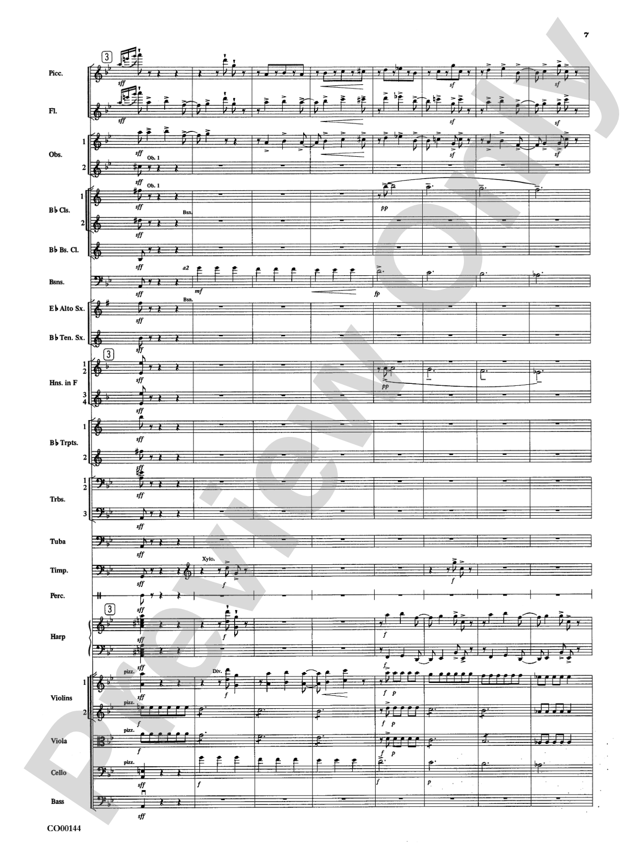 Danse Infernale: Full Orchestra Conductor Score & Parts