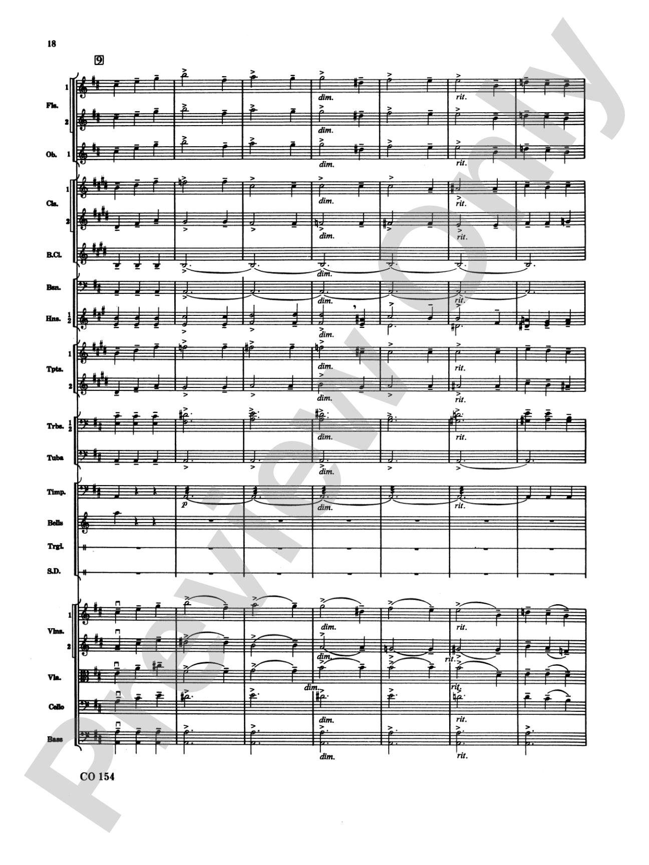 Nutcracker Ballet, Set I ("Dance of the Sugar Plum Fairy" and "Waltz of the Flowers"): Full Orchestra Conductor Score & Parts