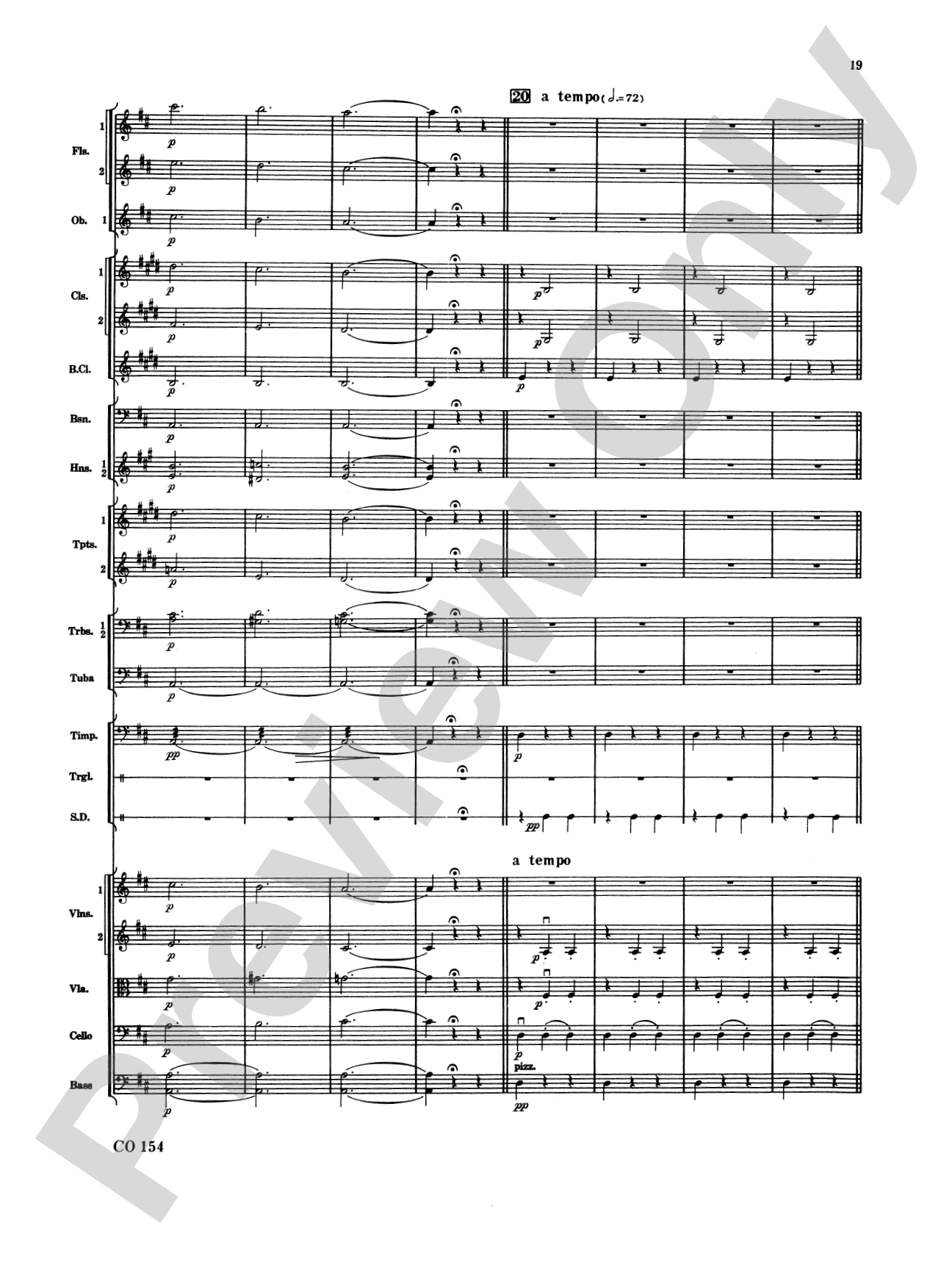 Nutcracker Ballet, Set I ("Dance of the Sugar Plum Fairy" and "Waltz of the Flowers"): Full Orchestra Conductor Score & Parts