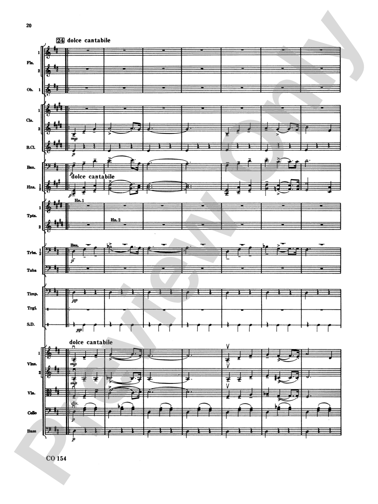 Nutcracker Ballet, Set I ("Dance of the Sugar Plum Fairy" and "Waltz of the Flowers"): Full Orchestra Conductor Score & Parts