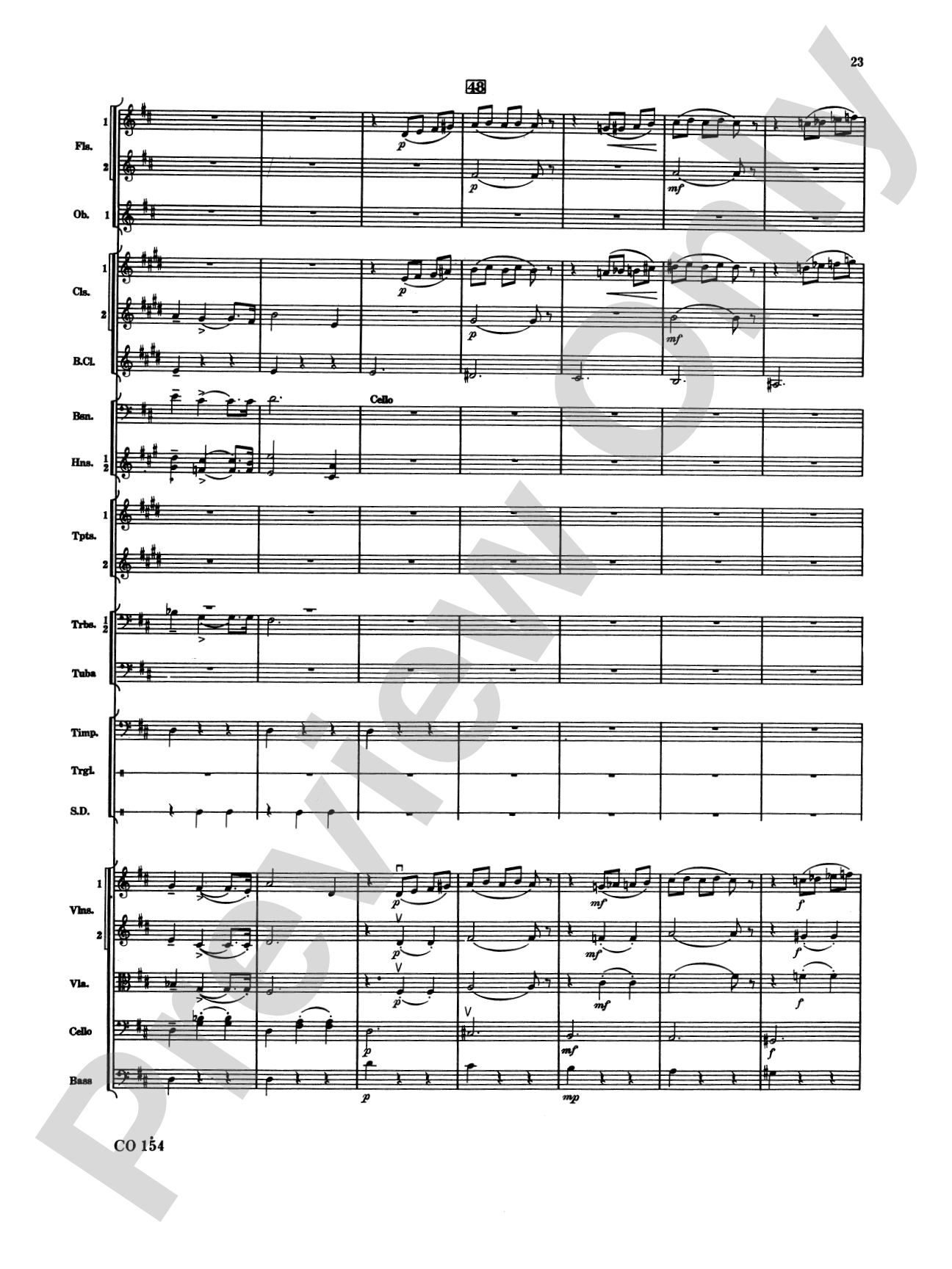 Nutcracker Ballet, Set I ("Dance of the Sugar Plum Fairy" and "Waltz of the Flowers"): Full Orchestra Conductor Score & Parts