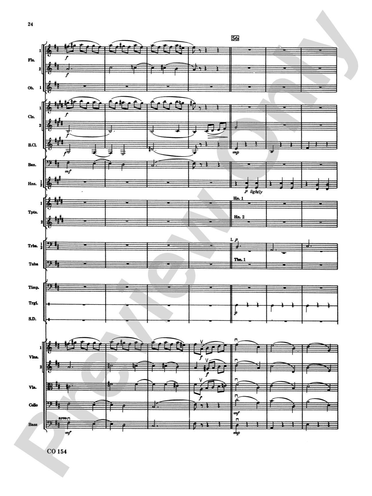 Nutcracker Ballet, Set I ("Dance of the Sugar Plum Fairy" and "Waltz of the Flowers"): Full Orchestra Conductor Score & Parts