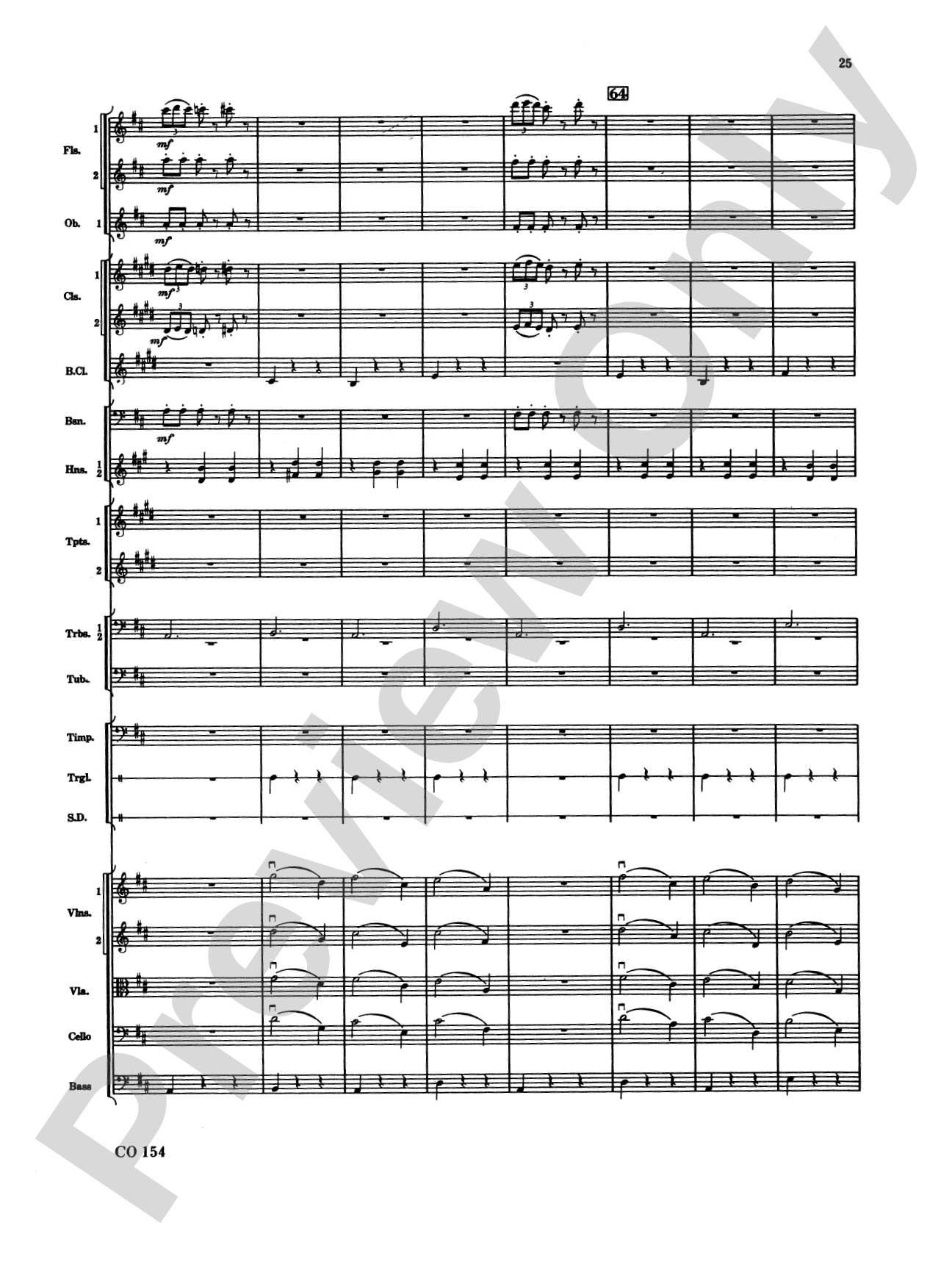 Nutcracker Ballet, Set I ("Dance of the Sugar Plum Fairy" and "Waltz of the Flowers"): Full Orchestra Conductor Score & Parts