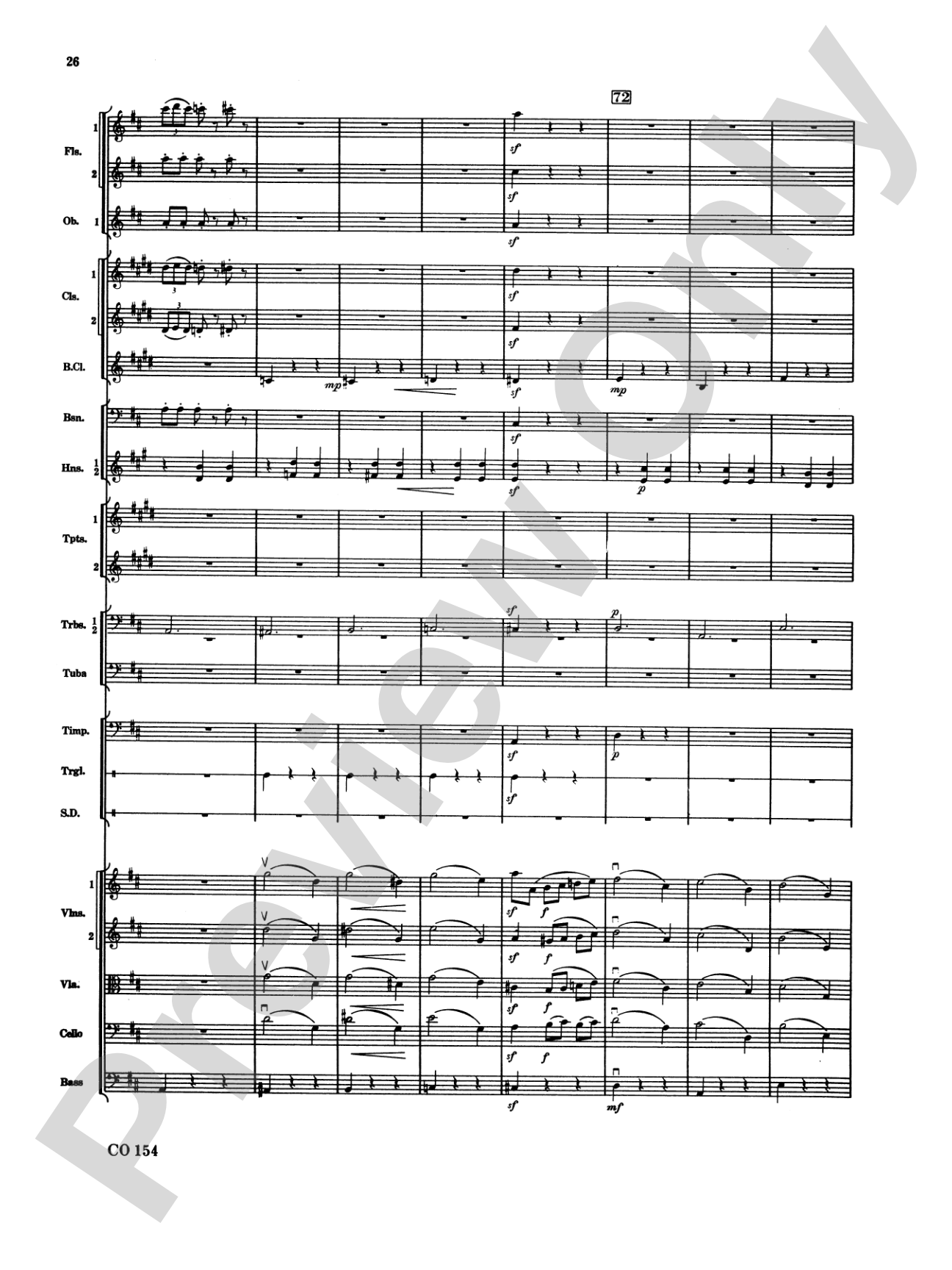 Nutcracker Ballet, Set I ("Dance of the Sugar Plum Fairy" and "Waltz of the Flowers"): Full Orchestra Conductor Score & Parts