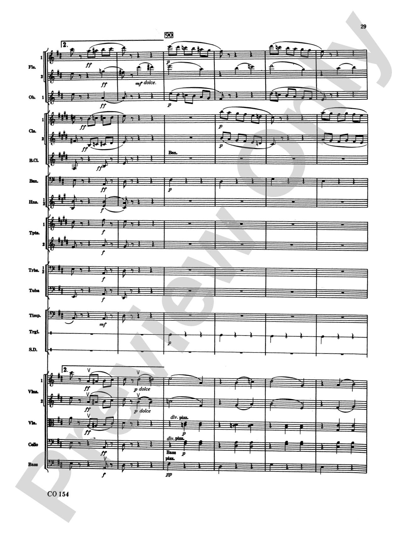 Nutcracker Ballet, Set I ("Dance of the Sugar Plum Fairy" and "Waltz of the Flowers"): Full Orchestra Conductor Score & Parts