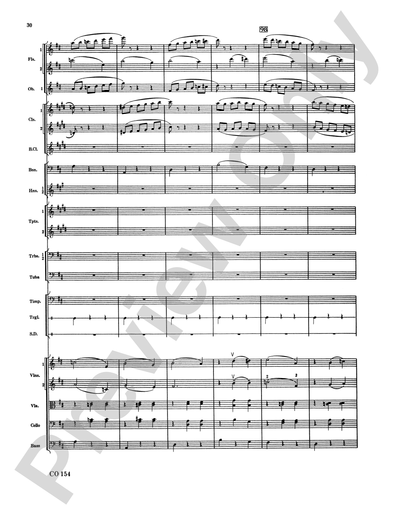 Nutcracker Ballet, Set I ("Dance of the Sugar Plum Fairy" and "Waltz of the Flowers"): Full Orchestra Conductor Score & Parts