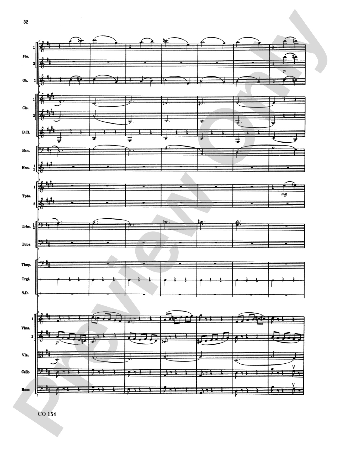 Nutcracker Ballet, Set I ("Dance of the Sugar Plum Fairy" and "Waltz of the Flowers"): Full Orchestra Conductor Score & Parts