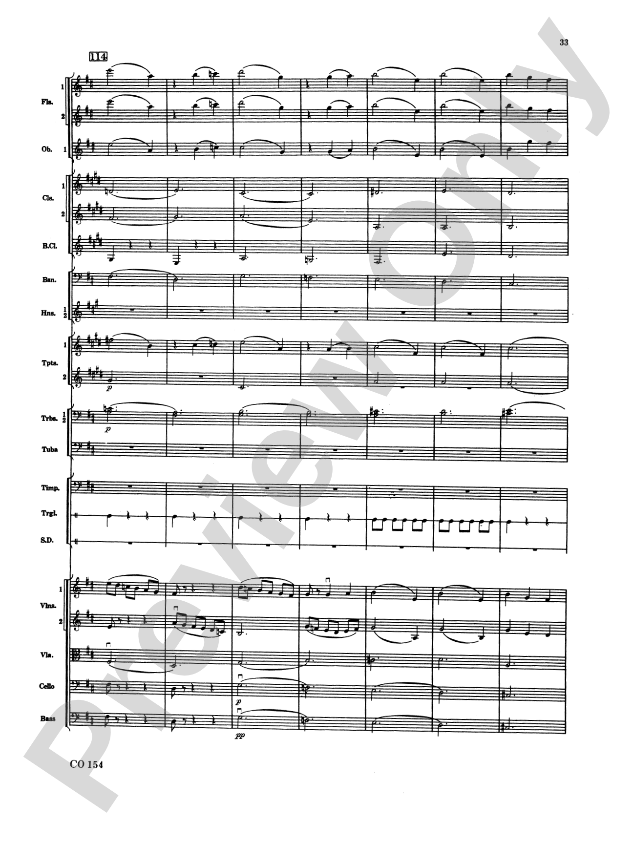 Nutcracker Ballet, Set I ("Dance of the Sugar Plum Fairy" and "Waltz of the Flowers"): Full Orchestra Conductor Score & Parts