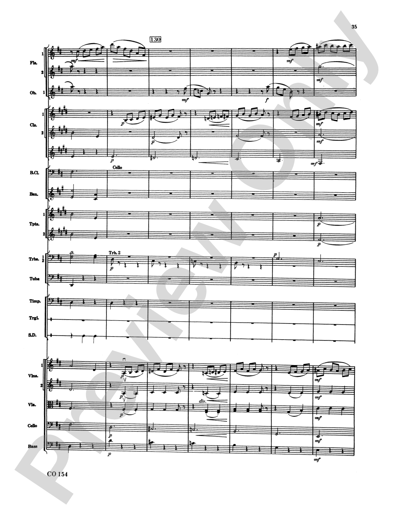 Nutcracker Ballet, Set I ("Dance of the Sugar Plum Fairy" and "Waltz of the Flowers"): Full Orchestra Conductor Score & Parts