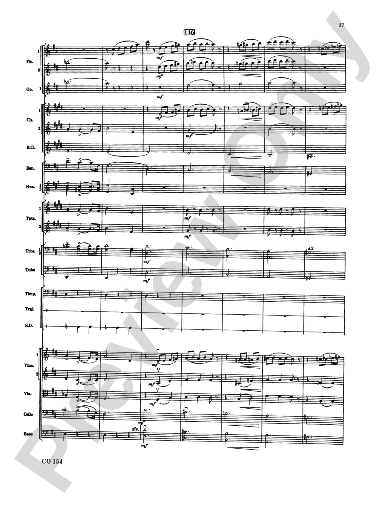Nutcracker Ballet, Set I ("Dance of the Sugar Plum Fairy" and "Waltz of the Flowers"): Full Orchestra Conductor Score & Parts