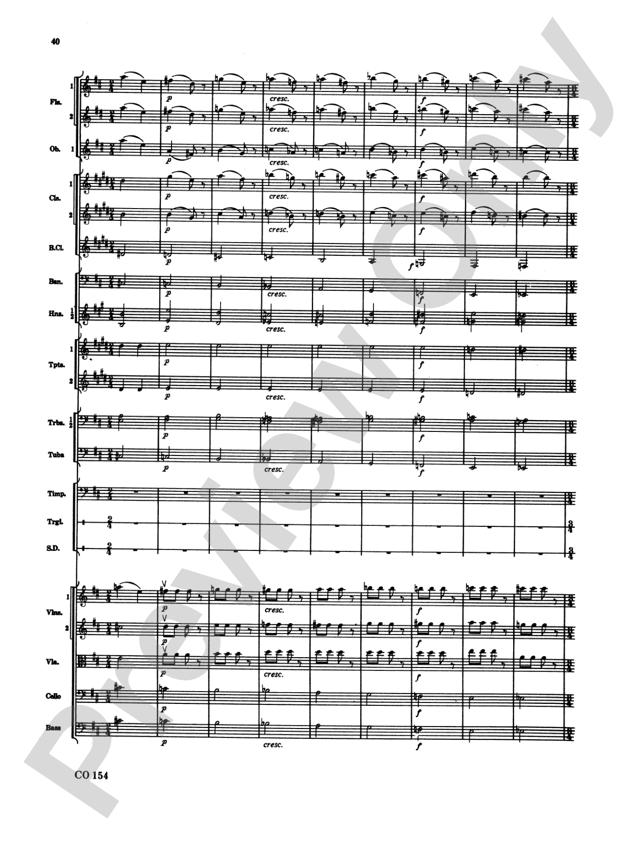 Nutcracker Ballet, Set I ("Dance of the Sugar Plum Fairy" and "Waltz of the Flowers"): Full Orchestra Conductor Score & Parts