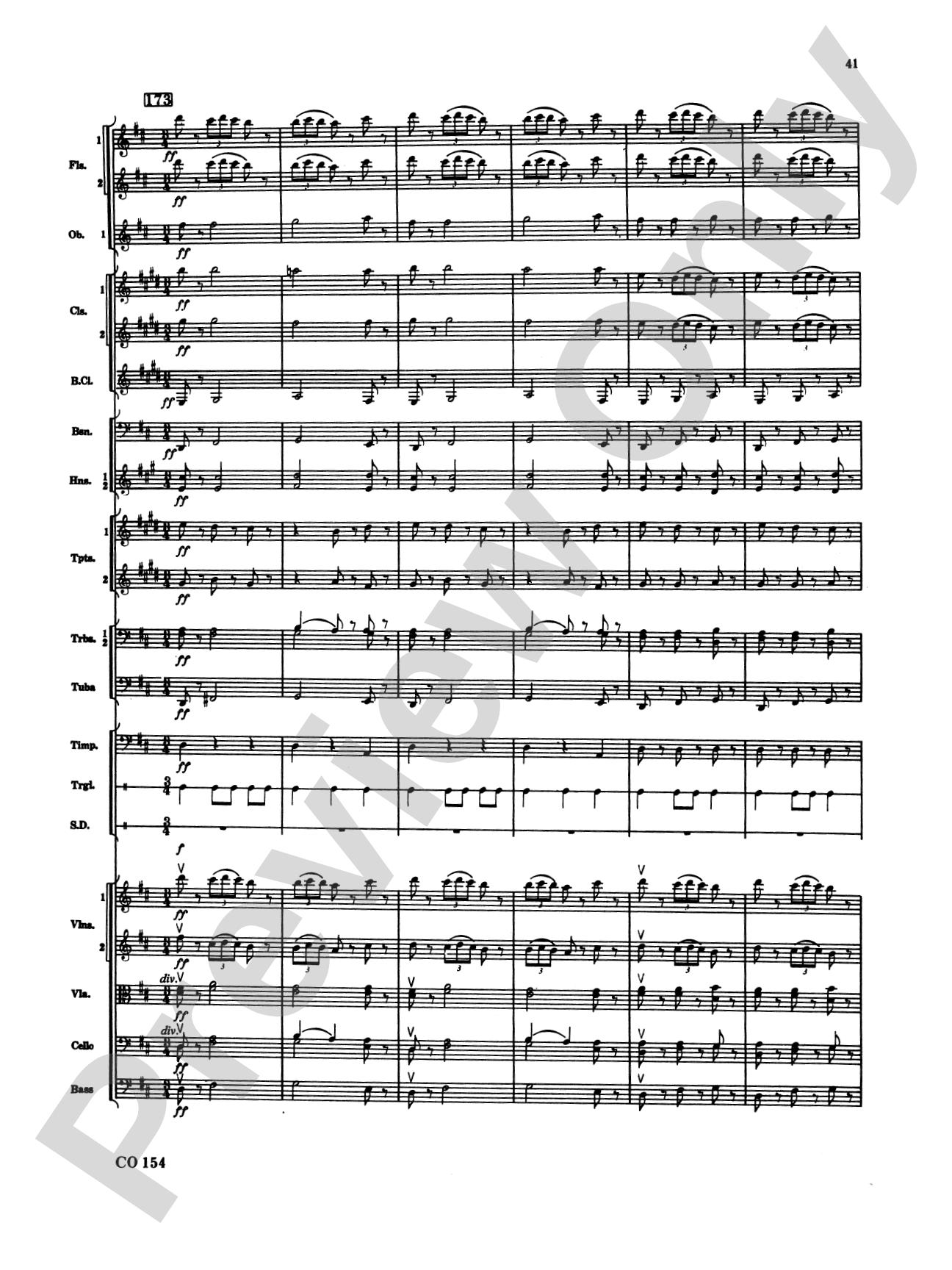 Nutcracker Ballet, Set I ("Dance of the Sugar Plum Fairy" and "Waltz of the Flowers"): Full Orchestra Conductor Score & Parts