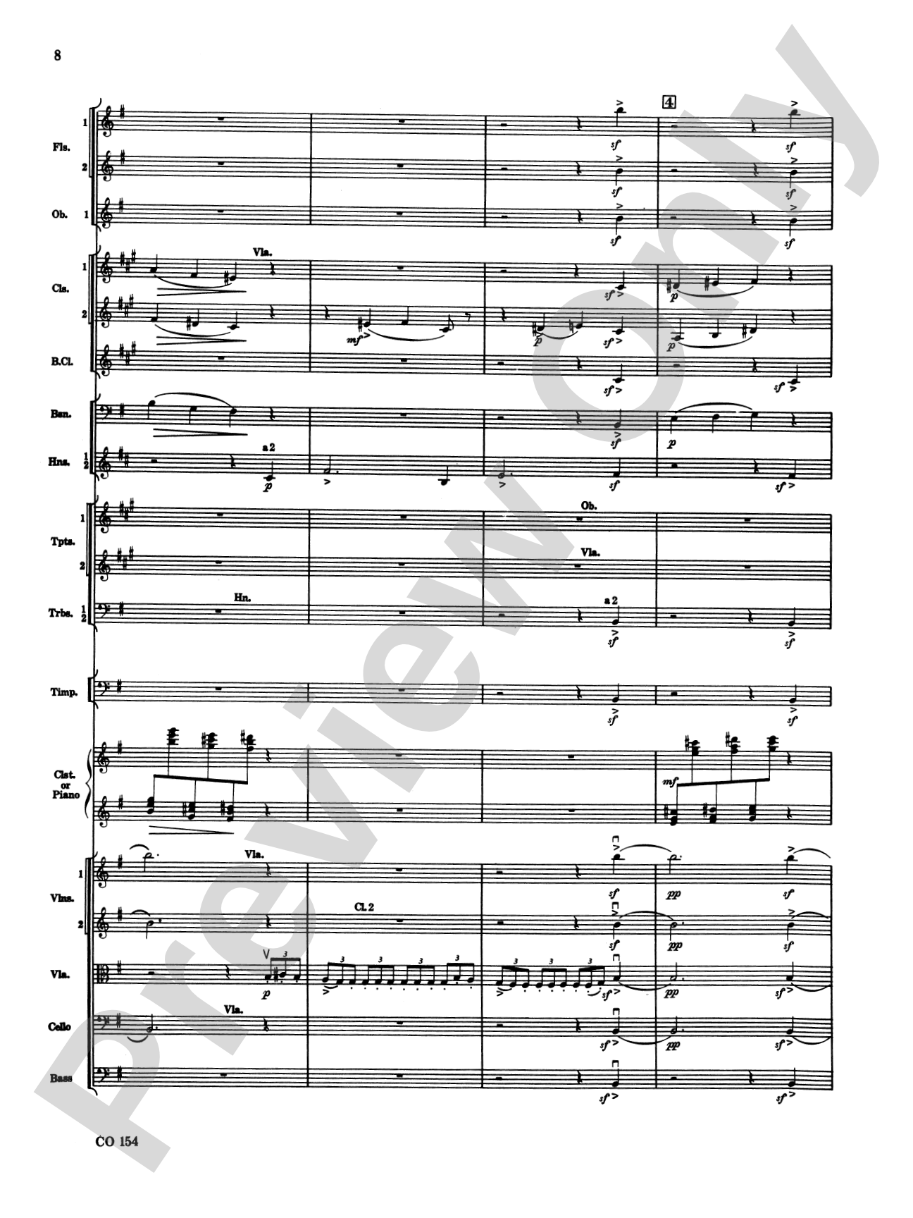 Nutcracker Ballet, Set I ("Dance of the Sugar Plum Fairy" and "Waltz of the Flowers"): Full Orchestra Conductor Score & Parts
