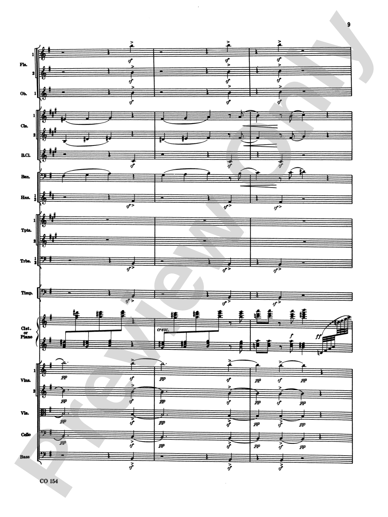 Nutcracker Ballet, Set I ("Dance of the Sugar Plum Fairy" and "Waltz of the Flowers"): Full Orchestra Conductor Score & Parts