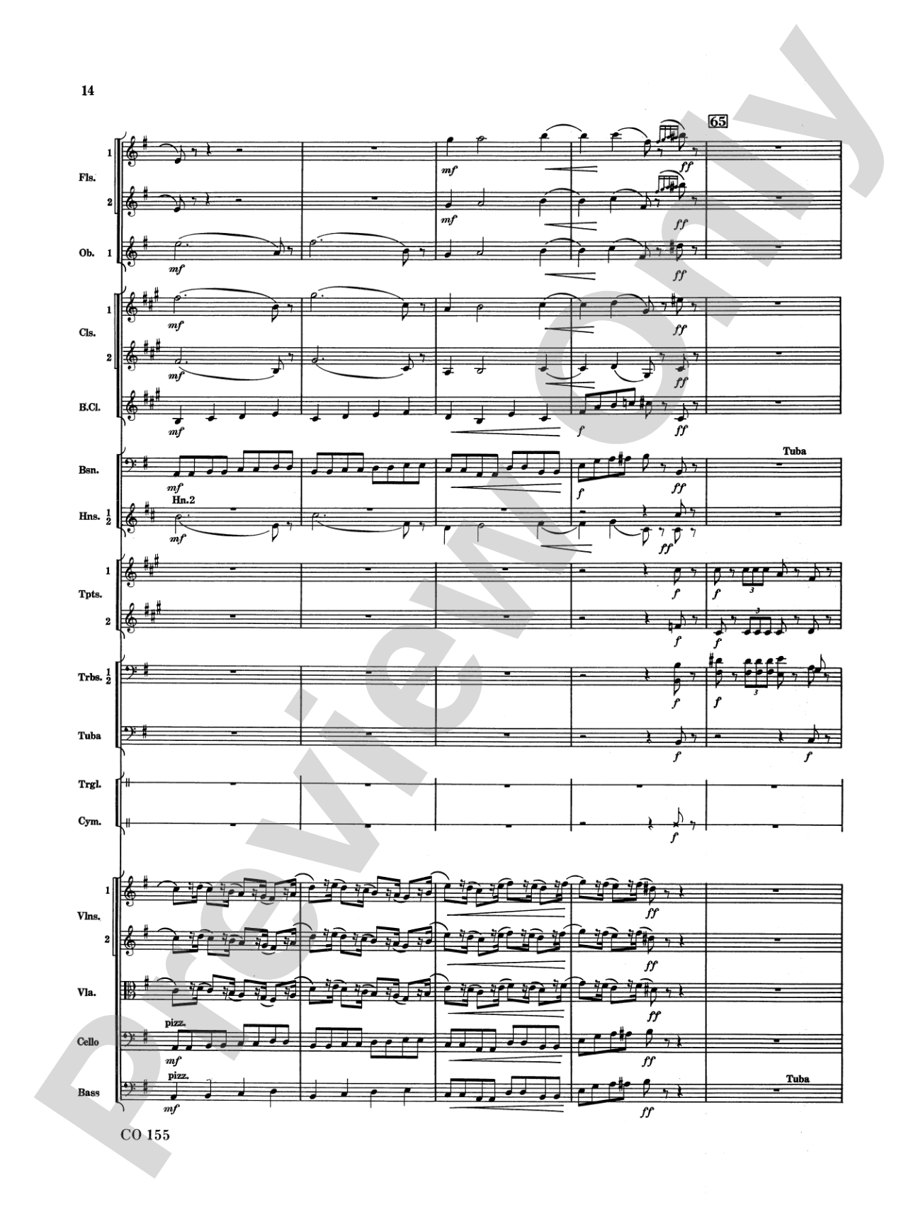 Nutcracker Ballet, Set II ("March of the Nutcracker" and "Trepak"): Full Orchestra Conductor Score & Parts