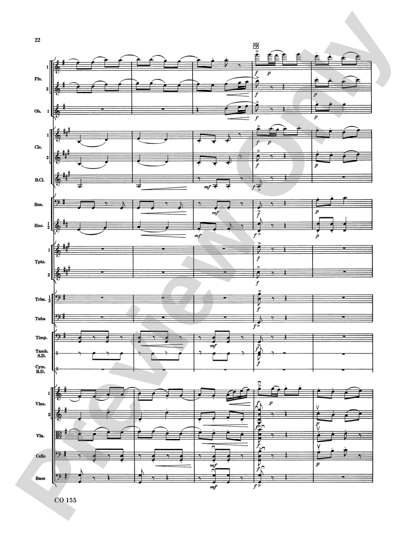 Nutcracker Ballet, Set II ("March of the Nutcracker" and "Trepak"): Full Orchestra Conductor Score & Parts
