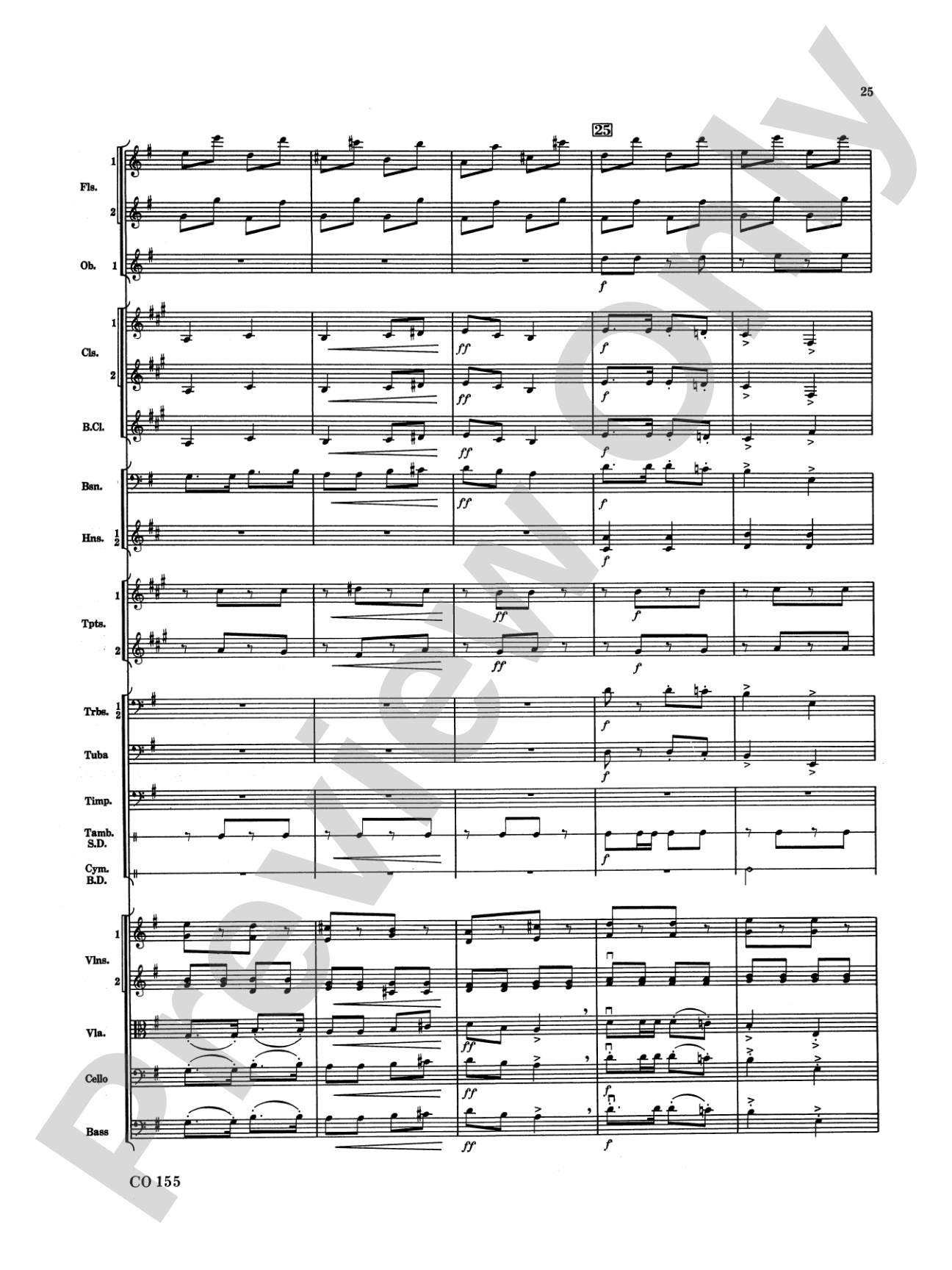 Nutcracker Ballet, Set II ("March of the Nutcracker" and "Trepak"): Full Orchestra Conductor Score & Parts