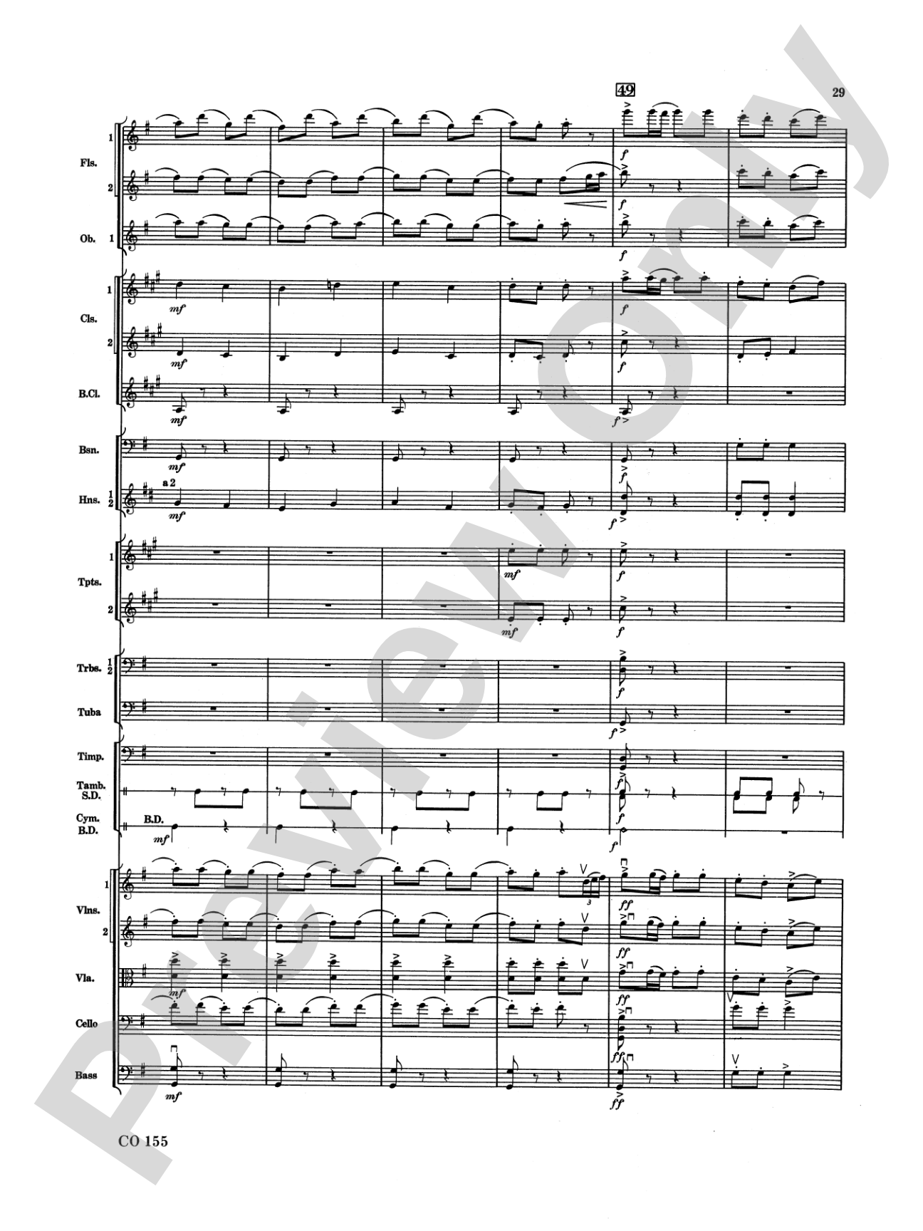 Nutcracker Ballet, Set II ("March of the Nutcracker" and "Trepak"): Full Orchestra Conductor Score & Parts