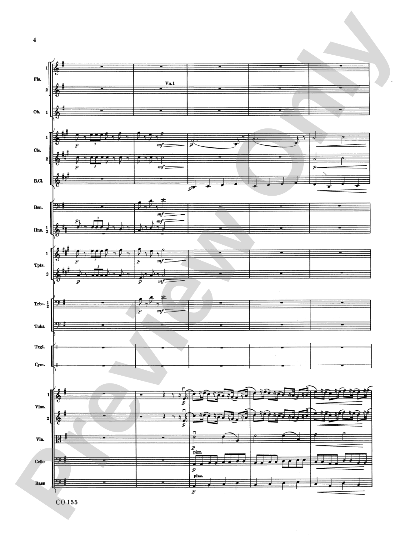 Nutcracker Ballet, Set II ("March of the Nutcracker" and "Trepak"): Full Orchestra Conductor Score & Parts